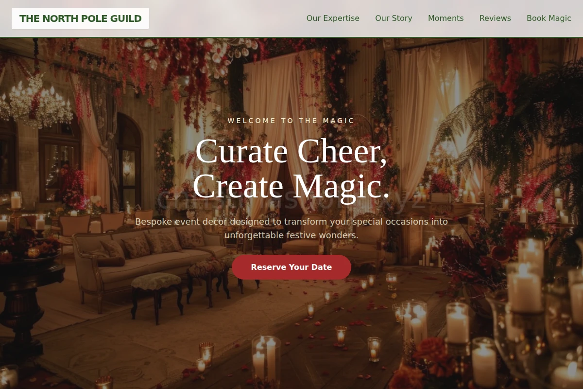Glitter Event Decor