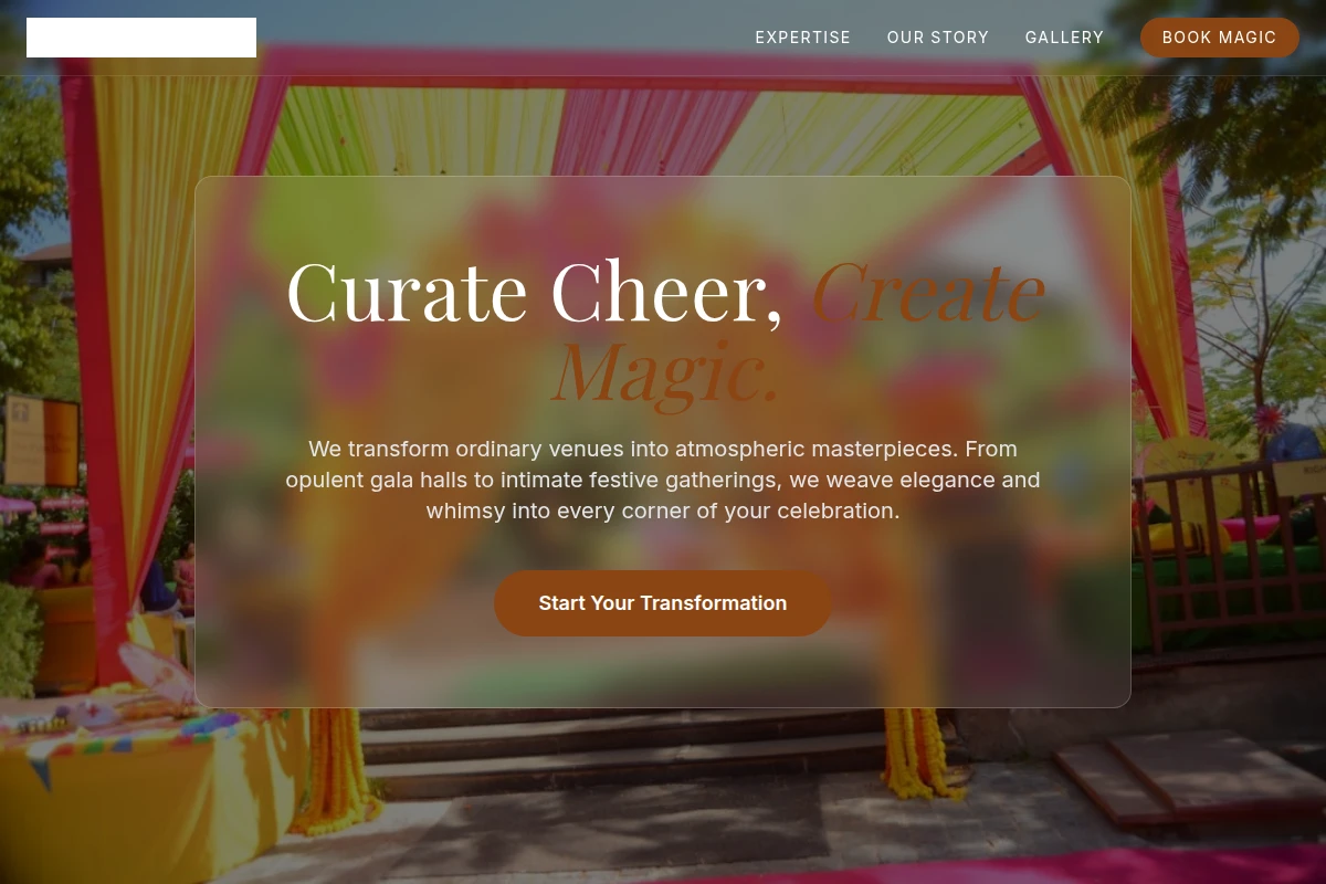 Ornamental Event Decor